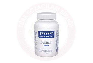PURE ENCAPSULATIONS COLLAGEN HIDROLIZE KOLLAJEN, KONDROITIN SULFAT, HYALURONIK ASIT ICEREN TAKVIYE EDICI GIDA 60 kapsül