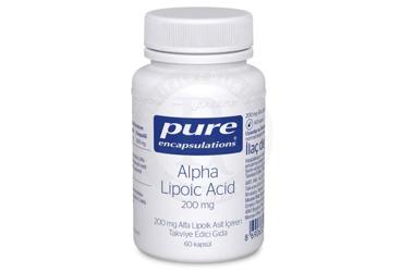 PURE ENCAPSULATIONS LIPOIC ACID LIPOIK ASIT ICEREN TAKVIYE EDICI GIDA 60 kapsül