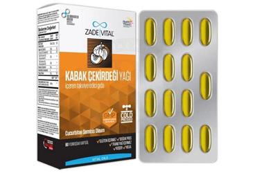 ZADE VITAL KABAK CEKIRDEGI YAGI KAPSUL 60 kapsül/blister