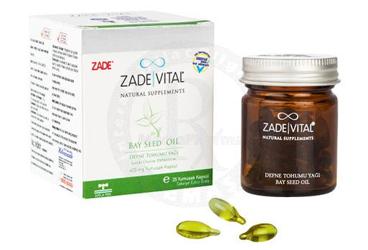 ZADE VITAL DEFNE TOHUMU YAGI PATLATILABILEN KAPSUL 25 kapsül/şişe