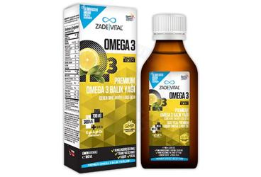 ZADE VITAL OMEGA 3 ADULT SURUP 100 ml şişe