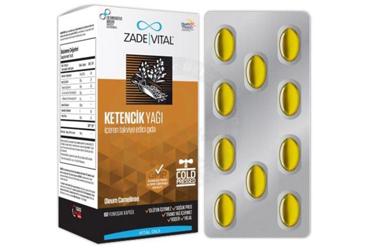 ZADE VITAL KETENCIK YAGI KAPSUL 60 kapsül/blister