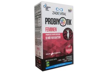 ZADE VITAL FEMINEN PROBIYOTIK BAKTERI ICEREN KAPSUL 30 kapsül