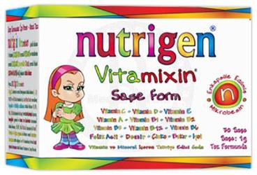 NUTRIGEN VITAMIXIN VITAMIN MINERAL SASE 30 saşe