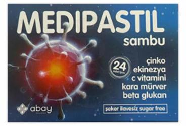 MEDIPASTIL PLUS BETA GLUKAN, CINKO, VITAMIN C 24 pastil