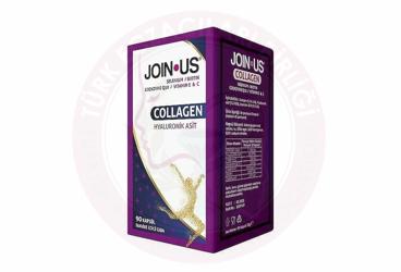 JOIN US COLLAGEN VE HYALURONIK ASIT ICEREN TAKVIYE EDICI GIDA KAPSUL 90 kapsül