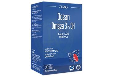 OCEAN OMEGA3&QH BALIK YAGI UBIKINOL TAKVIYE EDICI GIDA 30 kapsül