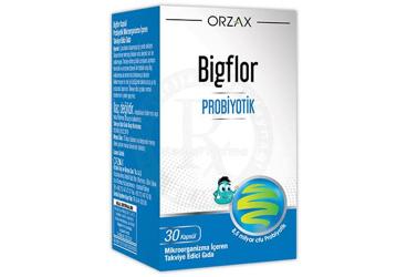 BIGFLOR PROBIYOTIK MIKROORGANIZMA ICEREN TAKVIYE EDICI GIDA 30 kapsül