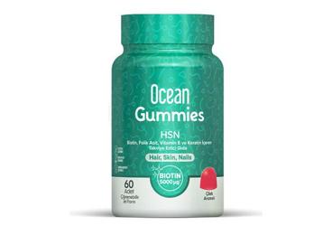 OCEAN GUMMIES HSN TAKVIYE EDICI GIDA CIGNENEBILIR JEL 60 jel