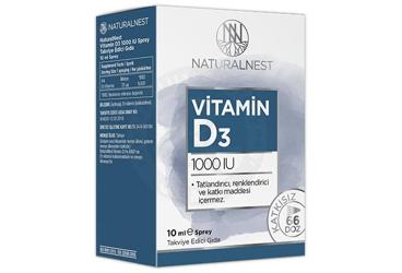 NATURALNEST D3 ORAL SPREY 1000 IU 10 ml şişe