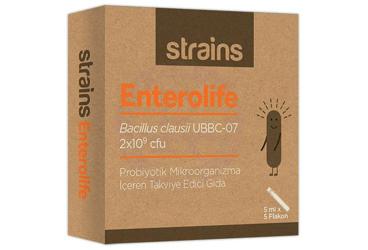 STRAINS ENTEROLIFE PROBIYOTIK MIKROORGANIZMA ICEREN TAKVIYE EDICI GIDA 5x5 ml flakon