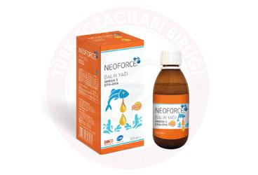DERMO CLEAN NEOFORCE BALIK YAGI, OMEGA 3, EPA+DHA ICEREN SURUP TAKVIYE EDICI GIDA 100 ml şişe
