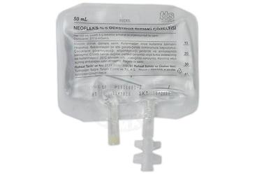 NEOFLEKS % 5 DEKSTROZ SUDAKI ÇÖZELTİSİ, 50 ML SETLI (POLİPROPİLEN TORBA)