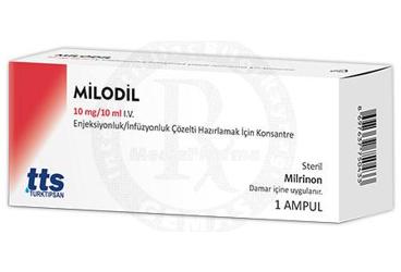 Milodil 10 mg/10 ml I.V. Enjeksiyonluk/İnfüzyonluk Çözelti Hazırlamak İçin Konsantre, 1 ADET
