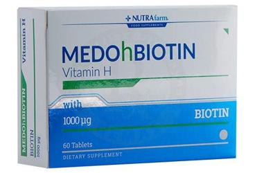 NUTRA MEDOHBIOHTIN BIOTIN ICEREN TABLET 1 mg 60 tablet
