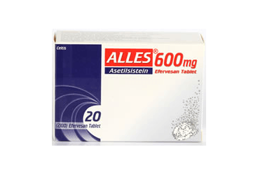ALLES 600 MG EFERVESAN TABLET, 20 ADET
