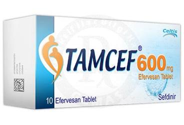TAMCEF 600MG EFERVESAN TABLET, 10 ADET