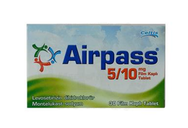 AIRPASS 5/10 MG FILM KAPLI TABLET, 90 ADET