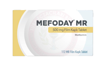MEFODAY MR 500 MG FİLM KAPLI TABLET, 112 ADET