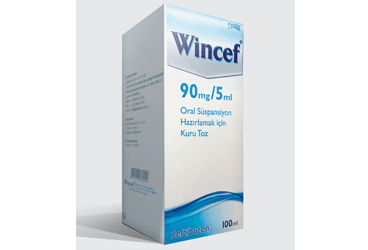 WINCEF 90 MG/5 ML ORAL SUSPANSIYON HAZIRLAMAK ICIN KURU TOZ, 100 ML