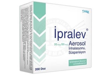 İPRALEV 20 MCG/50 MCG AEROSOL İNHALASYONU,SÜSPANSİYON, 200 DOZ