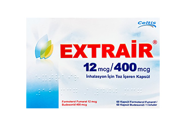 EXTRAIR 12 MCG-400 MCG INHALASYON ICIN TOZ ICEREN KAPSÜL, 60+60 ADET
