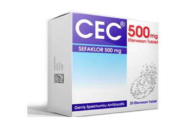 CEC 500 MG EFERVESAN TABLET, 20 ADET