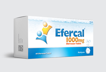 EFERCAL 1000 MG EFERVESAN TABLET, 60 ADET