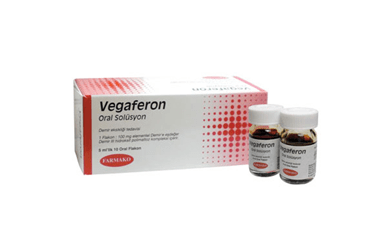 VEGAFERON 100 MG/5 ML ORAL ÇÖZELTİ, 20 ADET