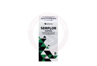 SERFARMA SERFLOR PROBIYOTIK MIKROORGANIZMA ICEREN TAKVIYE EDICI GIDA KAPSUL 10 kapsül