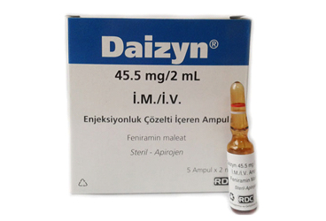 DAIZYN 45,5 MG/2 ML IM/IV ENJEKSIYONLUK COZELTI ICEREN AMPUL, 5 ADET