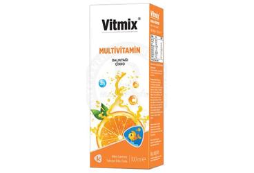 VITMIX MULTIVITAMIN BALIK YAGI CINKO SURUP 100 ml şişe