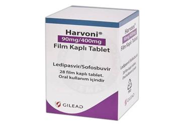 HARVONI 90 MG/400 MG FILM KAPLI TABLET, 28 ADET