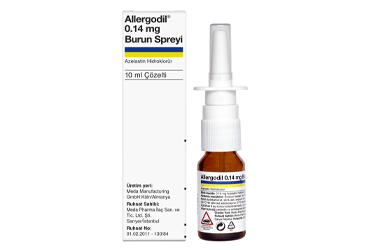 ALLERGODİL %0,1 BURUN SPREYİ, ÇÖZELTİ, 10 ML