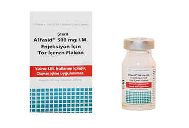 ALFASID 500 MG/250 MG IM ENJ.ICIN TOZ ICEREN FLAKON
