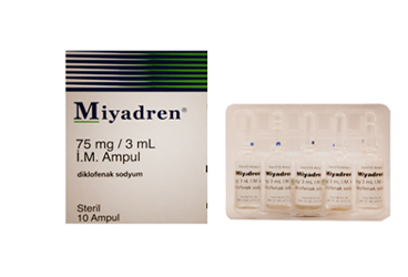 MIYADREN 75 MG/3 ML IM AMPUL, 4 ADET
