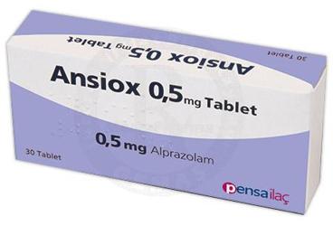 ANSIOX 0,5 MG TABLET, 30 ADET