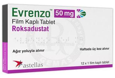 EVRENZO 50 MG FİLM KAPLI TABLET, 12 ADET