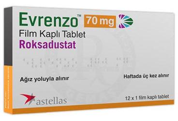 EVRENZO 70 MG FİLM KAPLI TABLET, 12 ADET