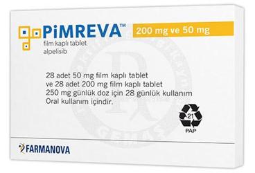 PİMREVA 200 MG VE 50 MG FİLM KAPLI TABLET, 28+28 ADET