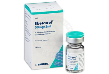 EBETAXEL 30 MG/5 ML IV INFÜZYON IÇIN KONSANTRE ÇÖZELTI IÇEREN FLAKON, 1 ADET