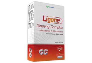LIGONE GINSENG COMPLEX MULTIVITAMIN MULTIMINERAL ICEREN TAKVIYE EDICI GIDA 30 kapsül