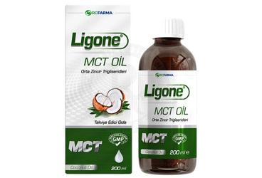 LIGONE MCT OIL ORTA ZINCIRI YAG ASITLERI ICEREN TAKVIYE EDICI GIDA 200 ml şişe