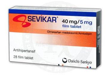 SEVİKAR 40 MG/5 MG FİLM KAPLI TABLET, 28 ADET