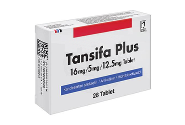 TANSİFA PLUS 16 MG/5 MG/12.5 MG TABLET, 28 ADET