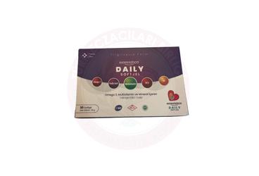 MOMNISHCO DAILY OMEGA 3, MULTIVITAMIN VE MINERAL ICEREN TAKVIYE EDICI GIDA SOFT JEL 30 kapsül