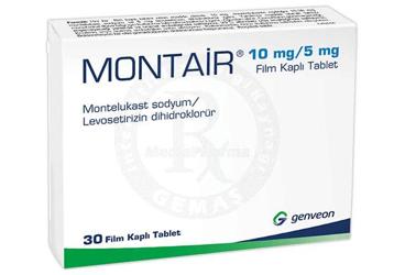MONTAİR 10 MG/5 MG FİLM KAPLI TABLET, 30 ADET