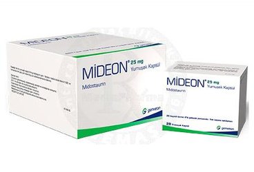 Mideon 25 mg Yumuşak Kapsül, 112 ADET