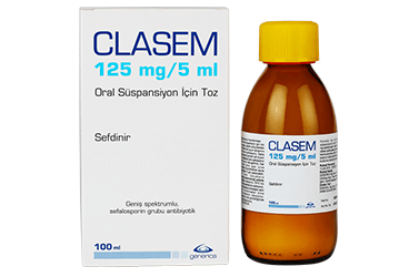 CLASEM 125 MG/5ML ORAL SUSPANSIYON ICIN TOZ, 100 ML