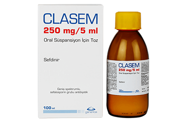 CLASEM 250 MG/5ML ORAL SUSPANSIYON ICIN TOZ, 100 ML